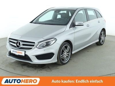 Gebraucht Mercedes B220 AMG line 177 PS (130 kW) 2016 Silber Van / Kleinbus