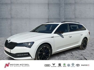 Gebraucht Skoda Superb SportLine 200 PS (147 kW) 2022 Moonweiss metallic Kombi