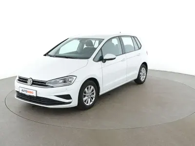 Gebraucht VW Golf Sportsvan Trendline 2018 Weiß Van / Kleinbus
