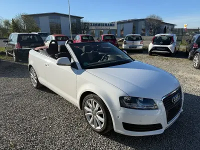 Gebraucht Audi A3 Cabriolet Ambiente 102 PS (75 kW) 2009 Weiß Cabrio