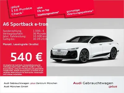 Gebraucht Audi A6 e-tron S-Line 314 kW (428 PS) 2025 Gletscherweiß metallic Limousine