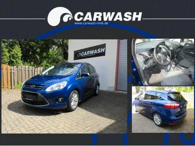 Gebraucht Ford C-MAX Titanium 125 PS (91 kW) 2014 Blau Van / Kleinbus