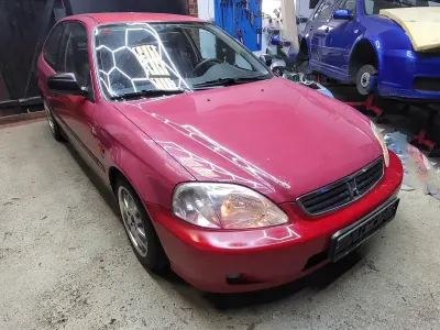 Gebraucht Honda Civic S 90 PS (66 kW) 2000 Rot Coupé