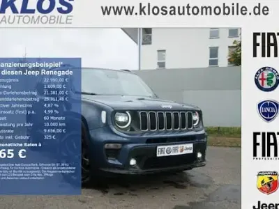 Brugt Jeep Renegade 130 HK (95 kW) 2024 Blå SUV