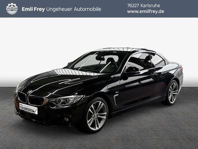 Saphirschwarz metallic Gebraucht 2016 BMW 430 Cabriolet Sport Line Cabrio | 24.990 € (Fairer Preis)