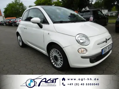 Gebraucht Fiat 500 Lounge 69 PS (50 kW) 2009 Bianco Cabrio