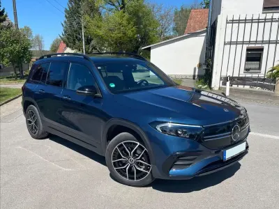 Brugt Mercedes EQB350 AMG line 214 kW (292 HK) 2023 Blå SUV