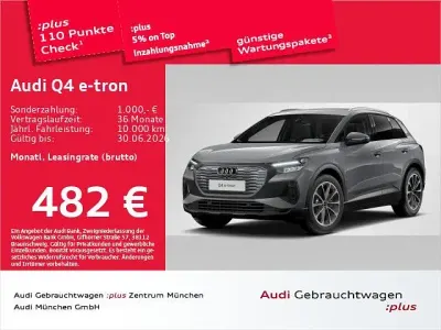 Używany Audi Q4 e-tron Ambiente 210 kW (286 KM) 2025 Szary SUV