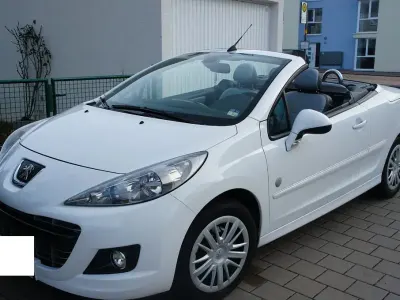 Gebraucht Peugeot 207 CC 120 PS (88 kW) 2014 Weiß Cabrio
