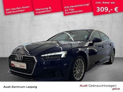 Gebraucht Audi A5 Sportback Ambiente 150 PS (110 kW) 2023 Navarrablau metallic Kleinwagen