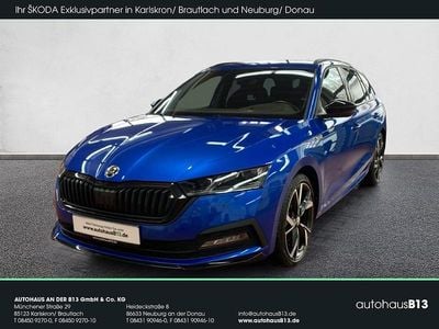 Second-hand Skoda Octavia SportLine 190 CP (139 kW) 2023 Albastru Break