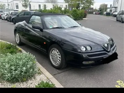 Gebraucht Alfa Romeo Spider 150 PS (110 kW) 2001 Schwarz Cabrio