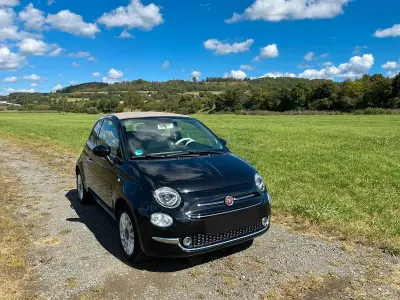 Second-hand Fiat 500C Lounge 69 CP (50 kW) 2018 Negru Cabrio