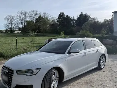 Brugt Audi A6 S-Line 218 HK (160 kW) 2014 Hvid Stationcar