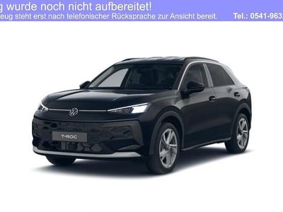 Neu VW T-Roc Life 150 PS (110 kW) 2026 Grenadillschwarz (black), metallic SUV