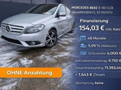 Gebraucht Mercedes B180 110 PS (80 kW) 2012 Silber Van / Kleinbus