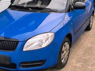 Gebraucht Skoda Fabia 2009 Blau Kleinwagen