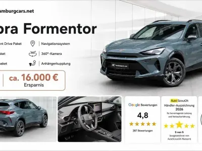 Neu Cupra Formentor 150 PS (110 kW) 2026 Fjord blau SUV