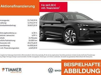 Neu Skoda Enyaq iV SportLine 210 kW (286 PS) 2026 Schwarz SUV