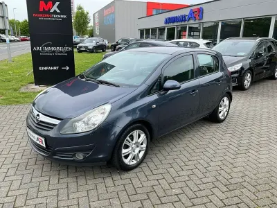 Gebraucht Opel Corsa Basis 60 PS (44 kW) 2008 Blau Kleinwagen