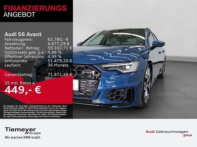 Gebraucht Audi S6 Ambiente 344 PS (253 kW) 2025 Ascariblau metallic Kombi