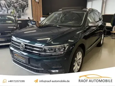 Gebraucht VW Tiguan Allspace Highline 239 PS (175 kW) 2019 Grün SUV