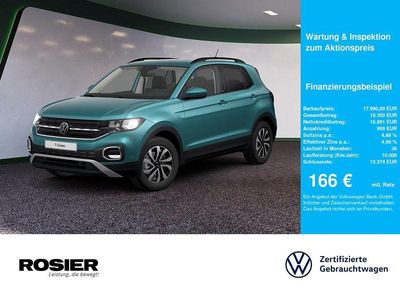 Grün / makena türkis Gebraucht 2022 VW T-Cross Active SUV | 17.990 € (Fairer Preis)