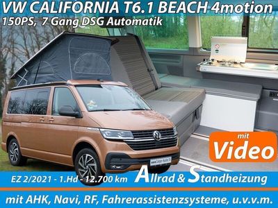 gebraucht VW California T6.1BEACH CAMPER 4motion DSG Aufstelldach Allrad