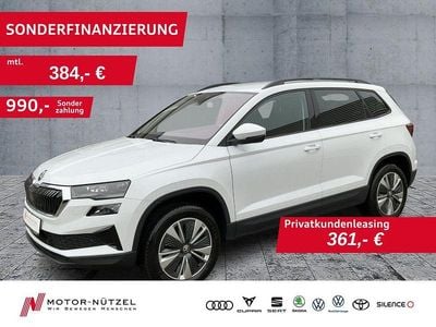 Moonweiss metallic Gebraucht 2022 Skoda Karoq Ambition SUV | 26.730 € (Guter Preis)