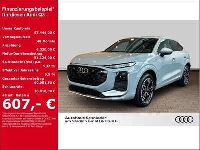 Grau Neu 2025 Audi Q3 Sportback S-Line SUV | 57.444 € (Superpreis)