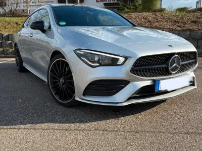 Używany Mercedes CLA200 Shooting Brake AMG line 150 KM (110 kW) 2020 Srebrny Kombi