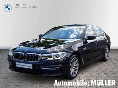 Black sapphire metallic Gebraucht 2020 BMW 520 Limousine | 29.450 € (Fairer Preis)