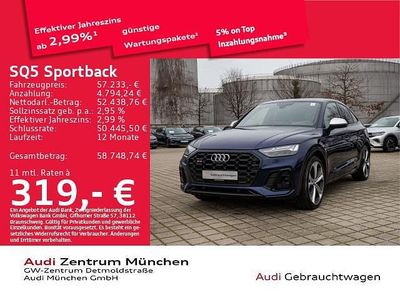 Navarrablau metallic Gebraucht 2023 Audi SQ5 Sportback Ambiente SUV | 56.284 € (Fairer Preis)