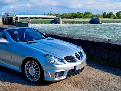 Gebraucht Mercedes SLK55 AMG AMG 360 PS (264 kW) 2007 Silber Cabrio