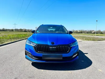 Usata Skoda Octavia SportLine 190 CV (139 kW) 2022 Blu Station wagon