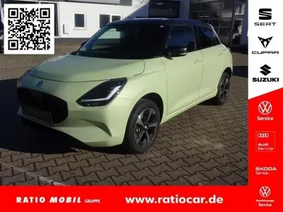 Neu Suzuki Swift Comfort+ 83 PS (61 kW) 2026 Cool yellow/mineral grey met. Kleinwagen