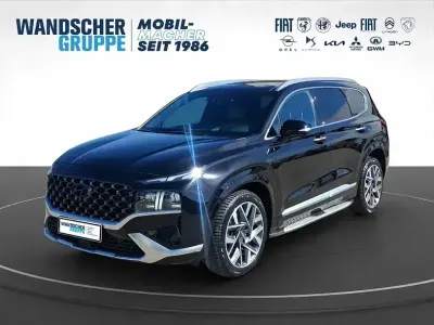 Gebraucht Hyundai Santa Fe Signature 201 PS (147 kW) 2021 Schwarzbeige SUV