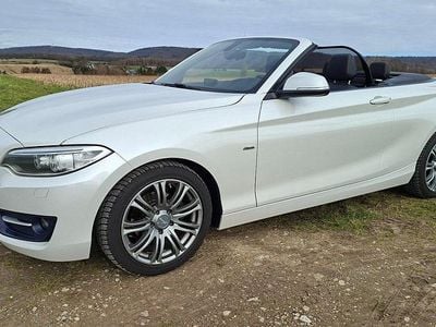 Usata BMW 218 Sport Line 136 CV (100 kW) 2016 Bianco Cabrio