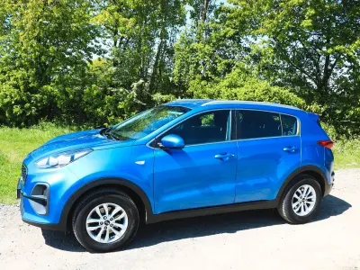 Brugt Kia Sportage Edition 7 132 HK (97 kW) 2021 Blå SUV