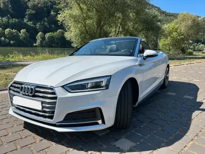 Gebraucht Audi A5 Cabriolet S-Line 150 PS (110 kW) 2019 Weiß Cabrio
