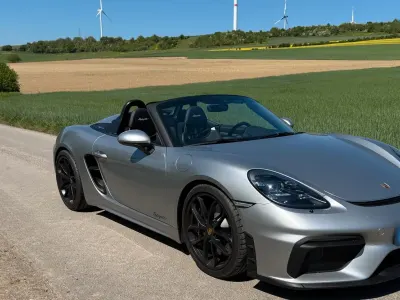 Gebraucht Porsche 718 Spyder 420 PS (308 kW) 2020 Silber Cabrio