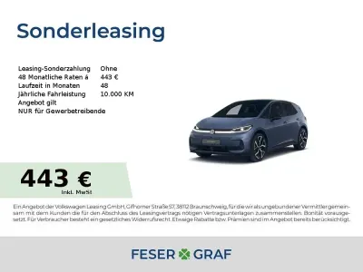 Neu VW ID.3 Style 139 kW (190 PS) 2026 Blau Kleinwagen