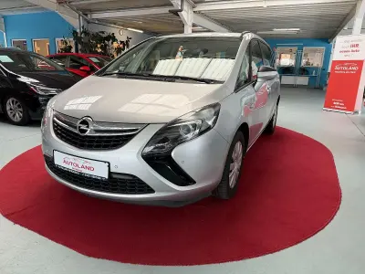 Gebraucht Opel Zafira Tourer Edition 131 PS (96 kW) 2014 Silber Van / Kleinbus