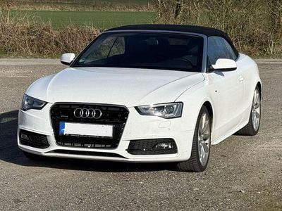 Gebraucht Audi A5 Cabriolet S-Line 245 PS (180 kW) 2015 Weiß Cabrio