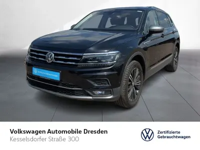 Gebraucht VW Tiguan Allspace Highline 200 PS (147 kW) 2021 Deep black perleffekt SUV