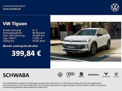 Neu VW Tiguan Life 150 PS (110 kW) 2025 Weiß SUV