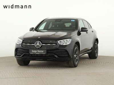 Gebraucht Mercedes GLC300e AMG 306 PS (225 kW) 2021 Unilack schwarz uni Coupé