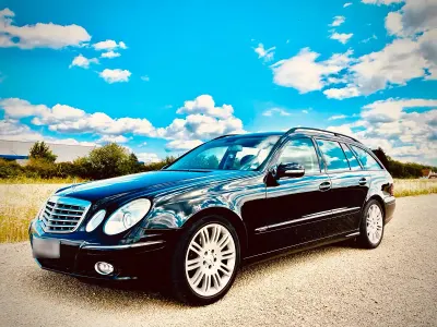 Brugt Mercedes E280 239 HK (175 kW) 2006 Sort Stationcar