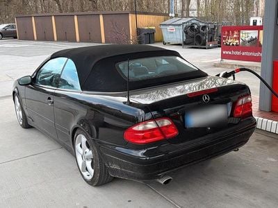 Gebraucht Mercedes CLK200 163 PS (119 kW) 2001 Schwarz Cabrio