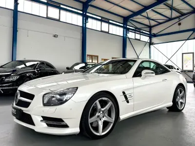 Używany Mercedes SL500 AMG 455 KM (334 kW) 2015 Biały Kabriolet